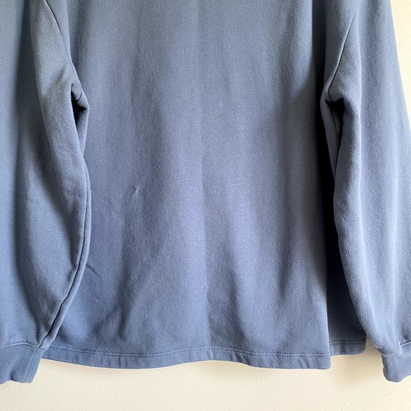 VANS "Vans Off The Wall" Blue embroidered Sweatshirt, Fleece inside Size XL - Picture 9 of 11